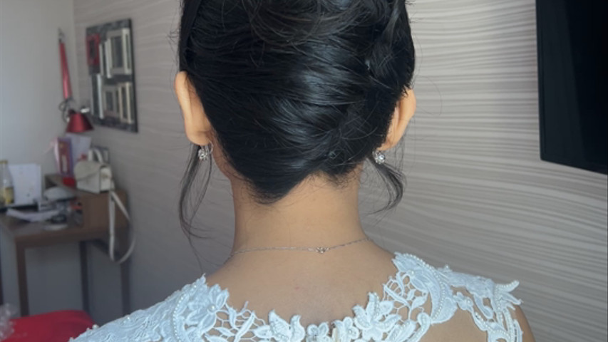 Asian bridal hair