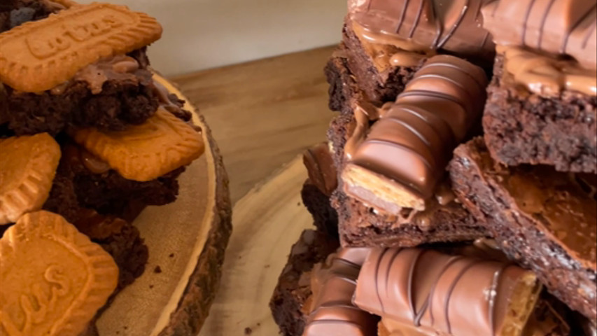 Wedding Brownie Stack