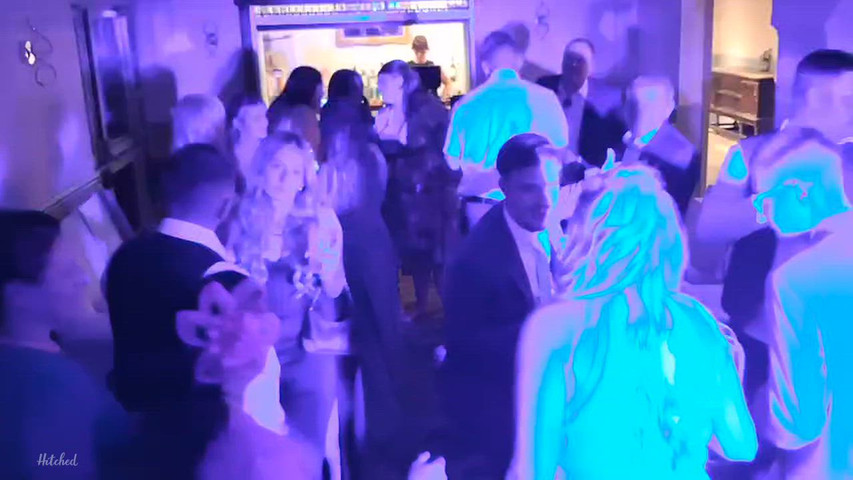 October wedding with David from the team at DJ Sparky 