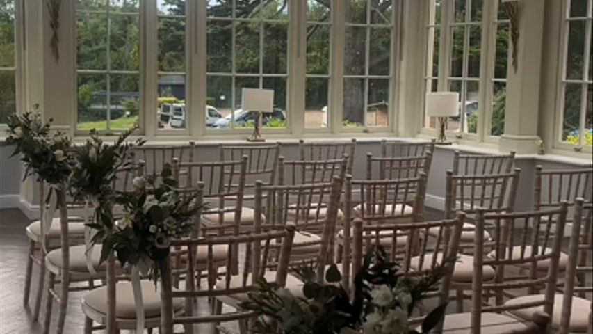 Orangery Wedding Civil Ceremony