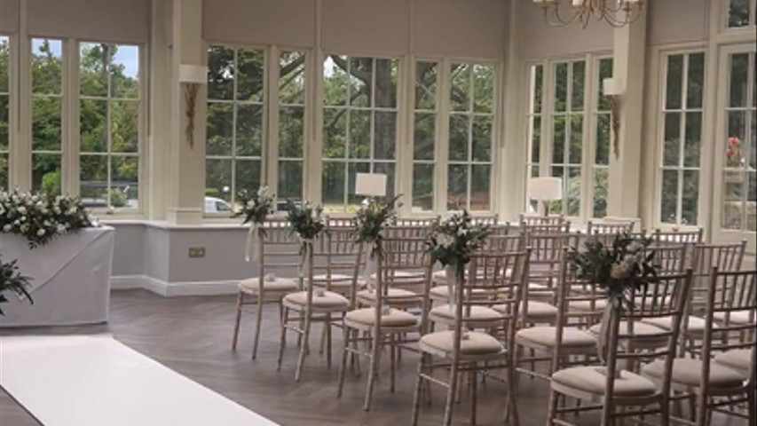 Orangery Wedding Civil Ceremony