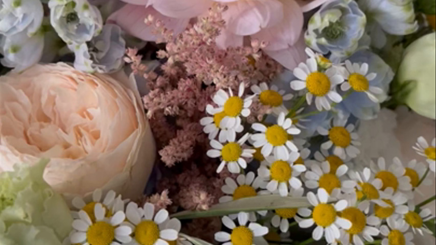 Bride and bridesmaid bouquets 