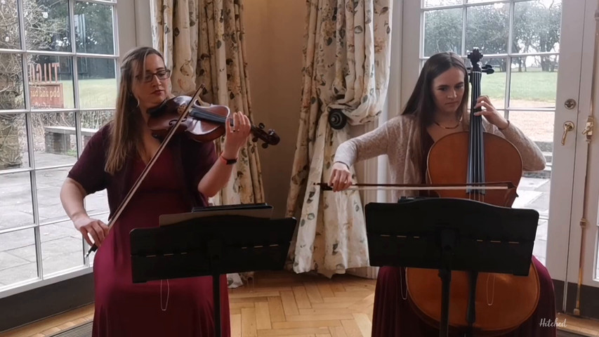 Jesu joy of mans desiring j s bach performed by serenity string duo 170714211348415