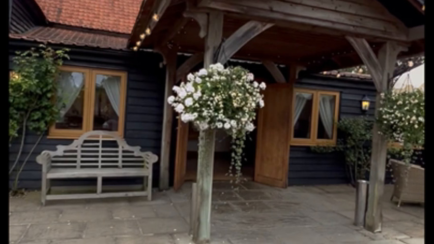 Take a look inside Maidens Barn while we setup for a wedding!