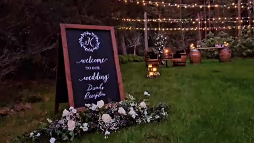 Romantic Drinks Reception