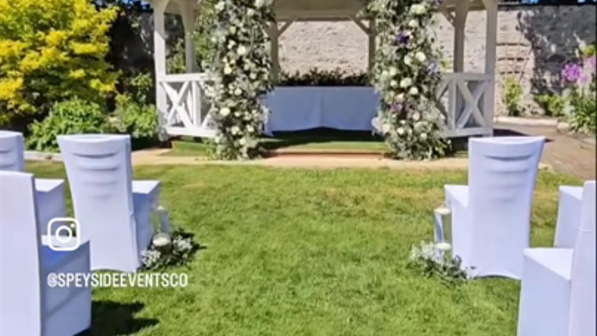 Rustic Garden Ceremony