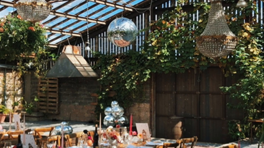 Wedding Breakfast in THE GLASS HOUSE, AUGUST '22