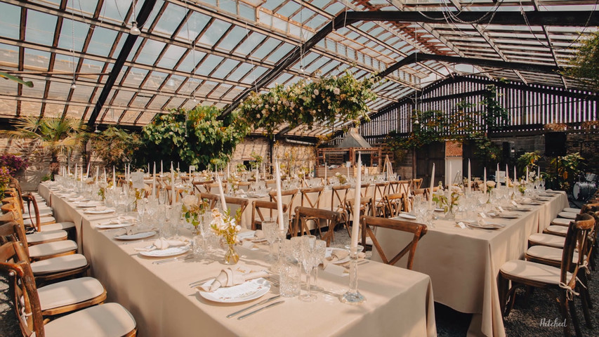 WEDDING BREAKFAST IN THE GLASS HOUSE, SEPT '22