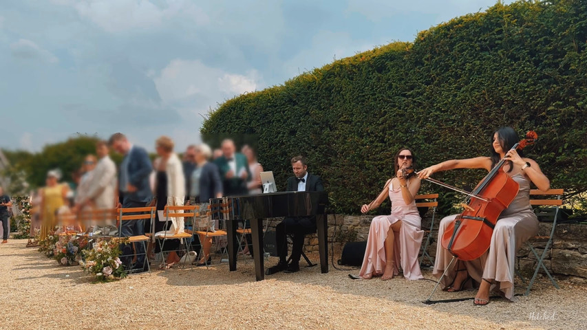 Love me like you do violin cello piano trio bridal entrance
