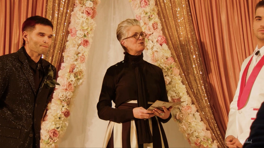 Surprise fashion show wedding