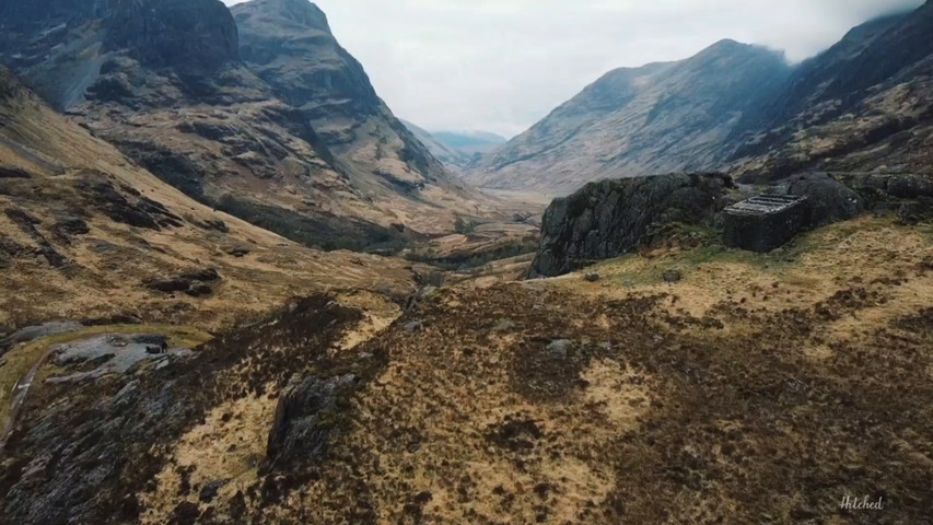 Highland Elopement Drone Footage