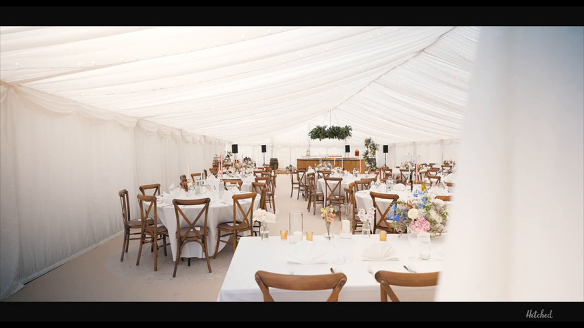 Charlie & Misha's Wedding on a Tennis Court