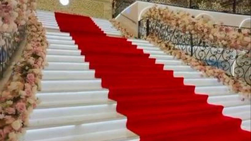 Stairs inside hall 