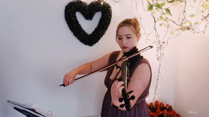 Turning page sleeping at last performed by laura seymour on electric violin