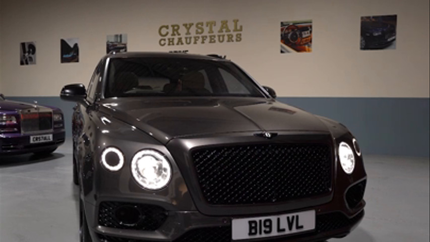 Grey Bentley Bentayga 