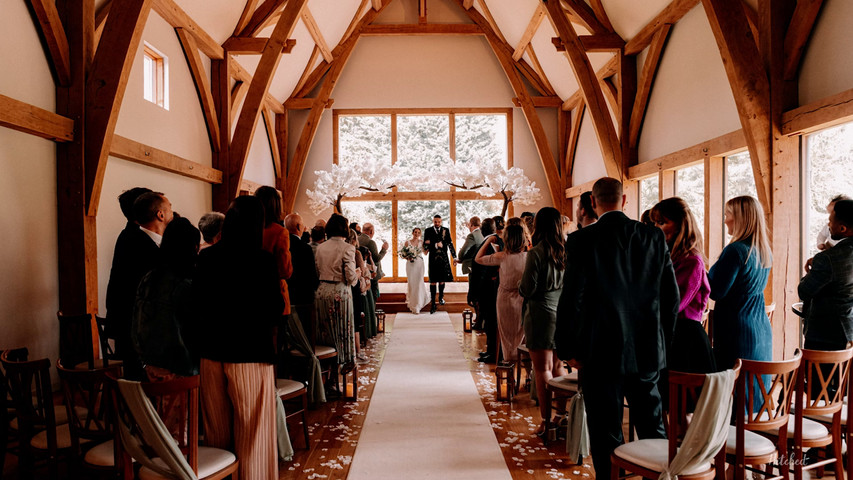 Rebecca & Gareth's confetti shots 