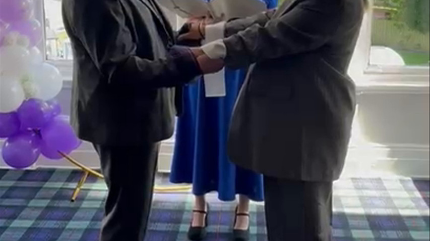 Handfasting ceremony