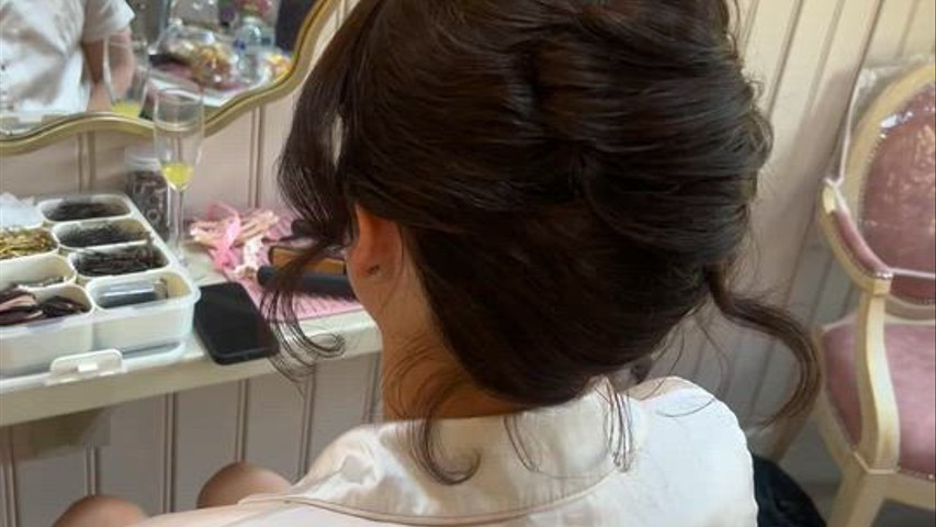 Bridal French twist 