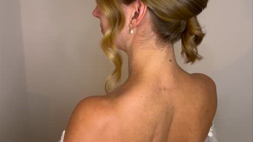 French twist with detail 