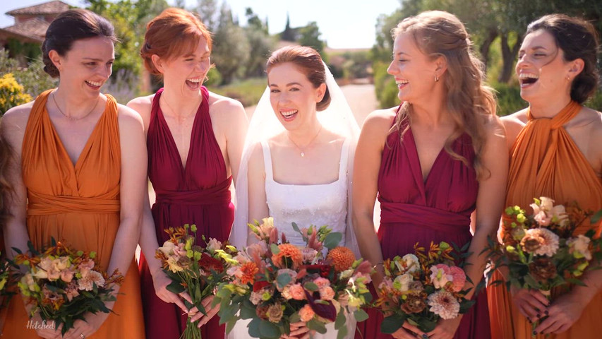 L & A's Jubilant Wedding at Château Saint Roux