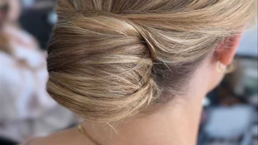 Bridal updo