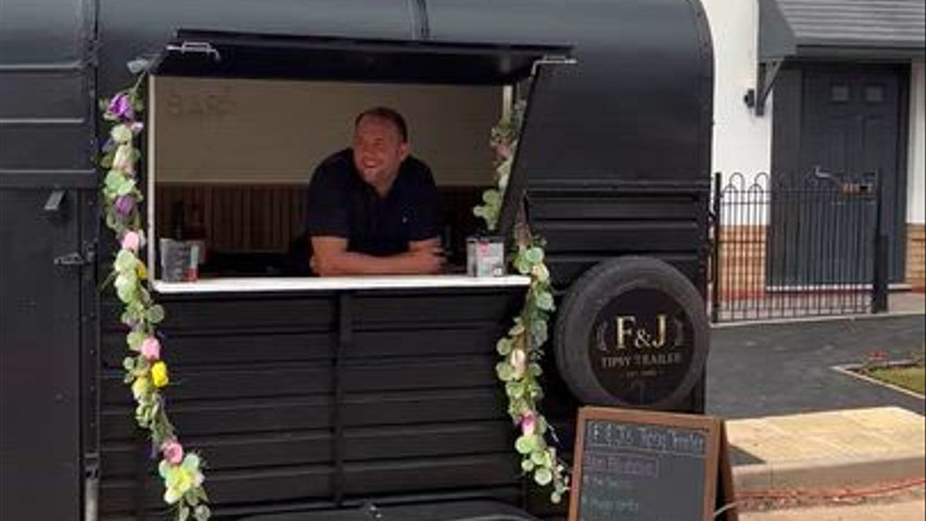 Trailer at open house event.