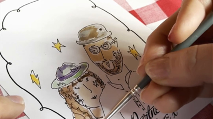 Live Portrait Illustration