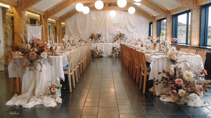 An autumn wedding at Polmanter, St Ives