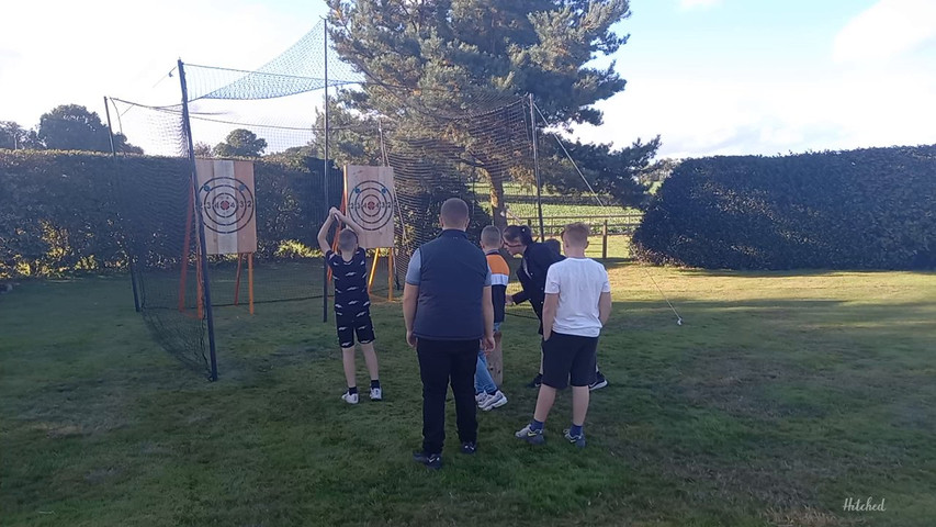 Mobile Axe Throwing In Your Garden