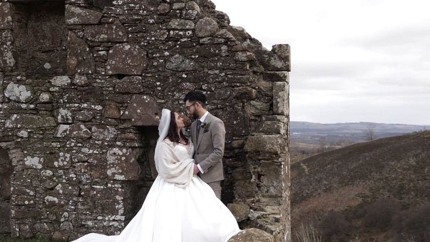 Holly and Michael - Drumtochty Castle