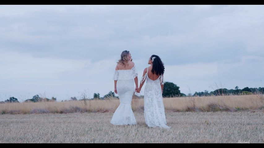 Rebecca & Cristiana | The Barns at The Lodge Farm | London Wedding Videography