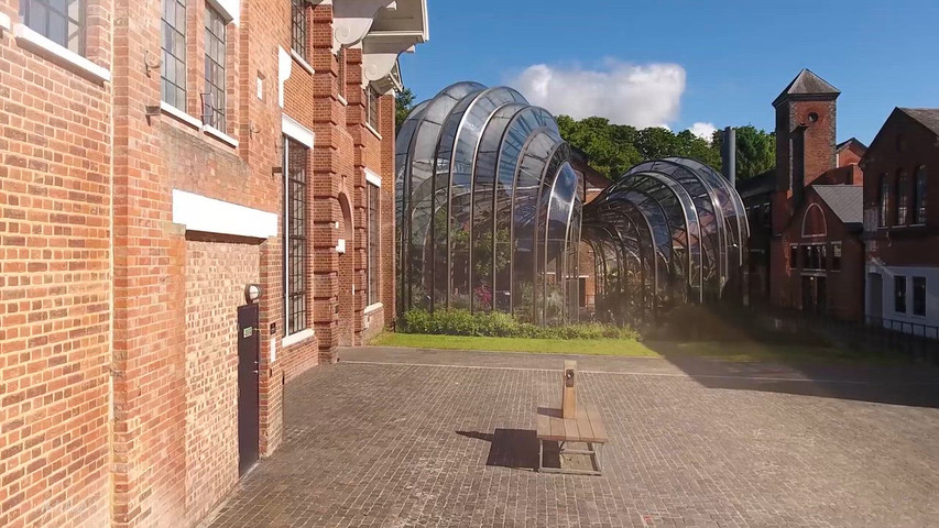 Bombay sapphire distillery exteriors