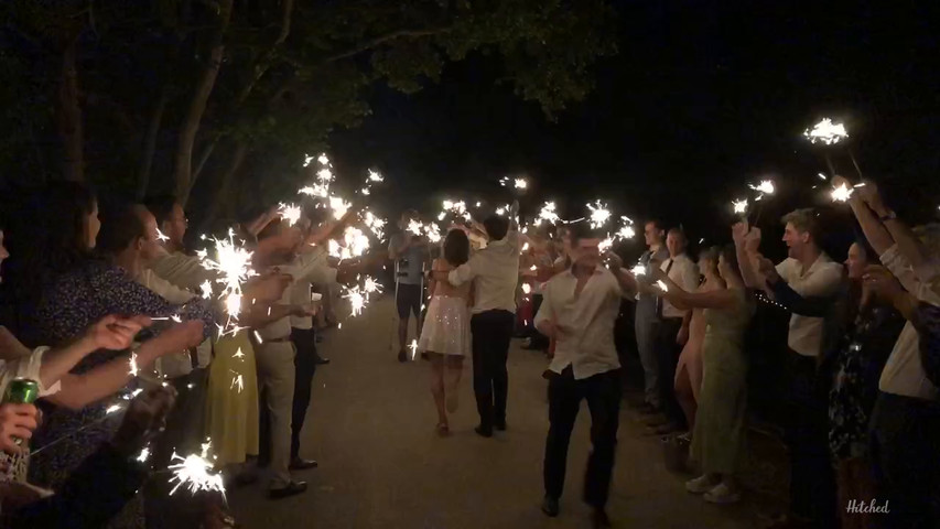 Wedding Evening Sparklers