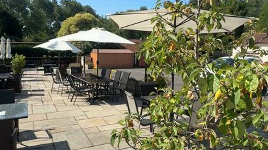 Our outdoor terrace area 