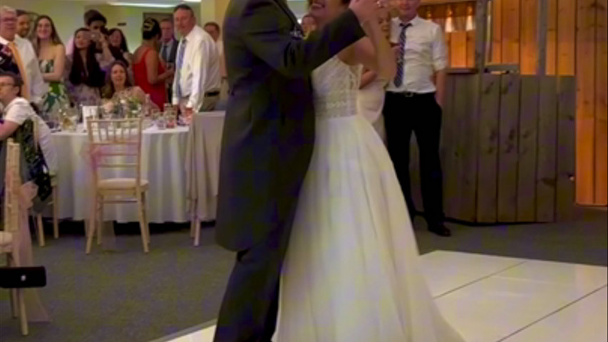 First dance at the Granary at Fawsley