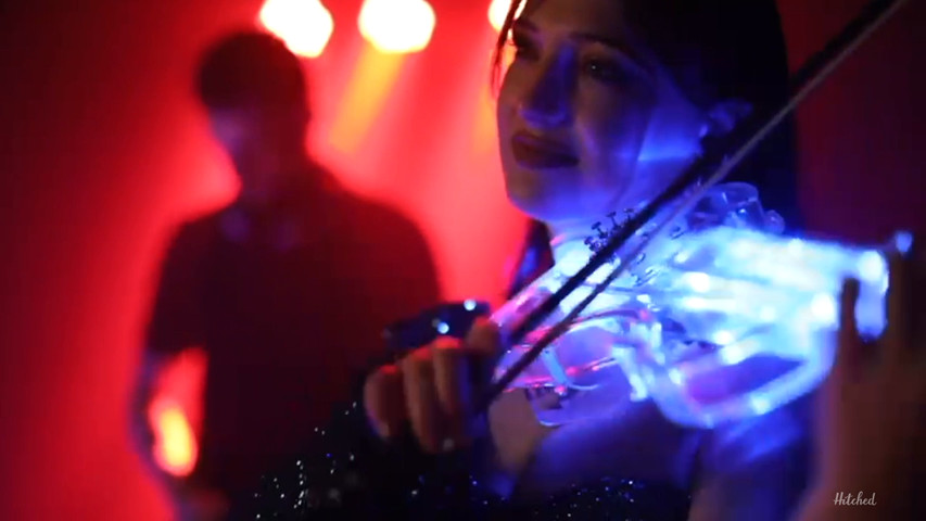 Solo electric violin