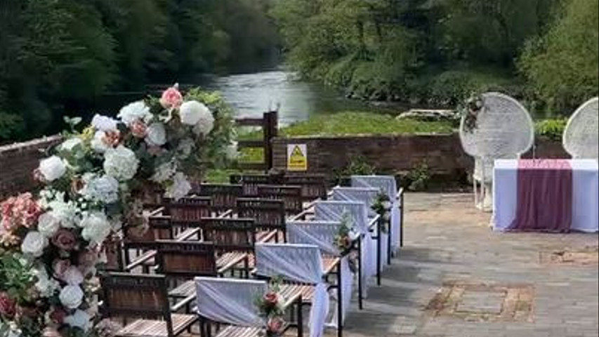 Outside ceremony 