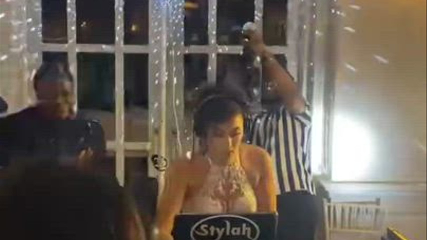 We taught the bride and groom to DJ
