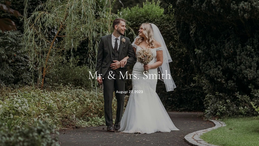 Capturing the Magic: A Wedding Photography Slideshow Of Highlights - Mr.& Mrs. Smith