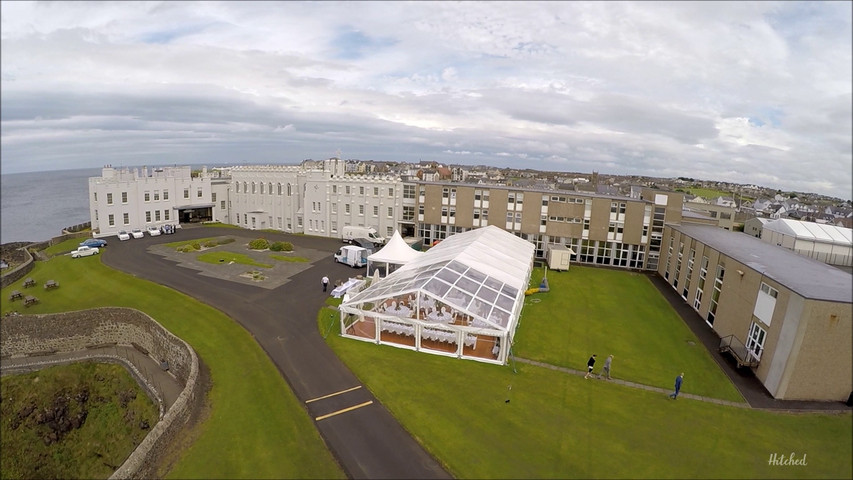 Portstewart Wedding drone footage