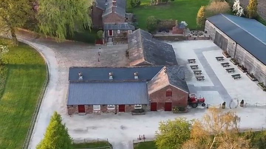 Stock farm drone