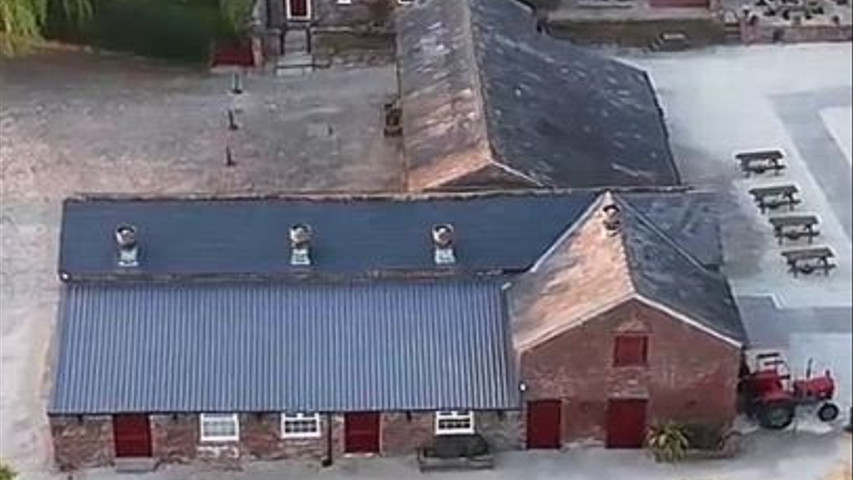 Stock farm drone
