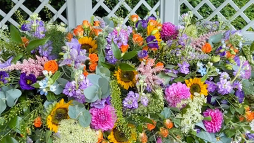 Outdoor Wildflower Wedding