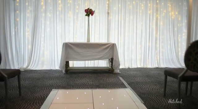 LED wedding isle