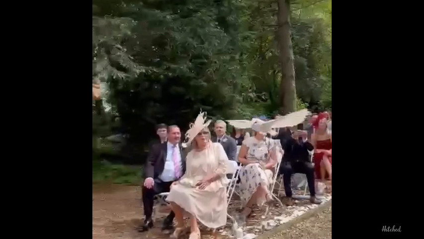 Owl ring bearer in action 