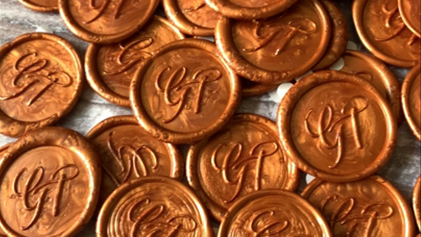 Bespoke monogram wax seals