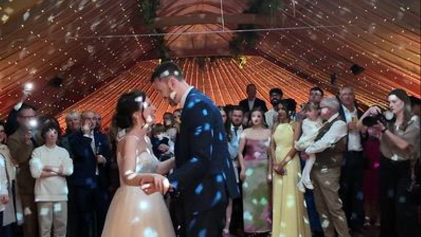 First Dance at Thorpe Garden 
