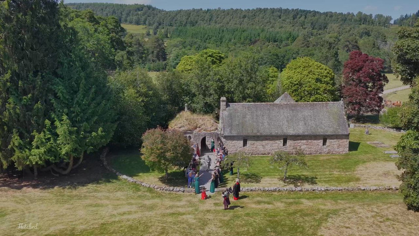 Glen Tanar Chapel Summer Wedding