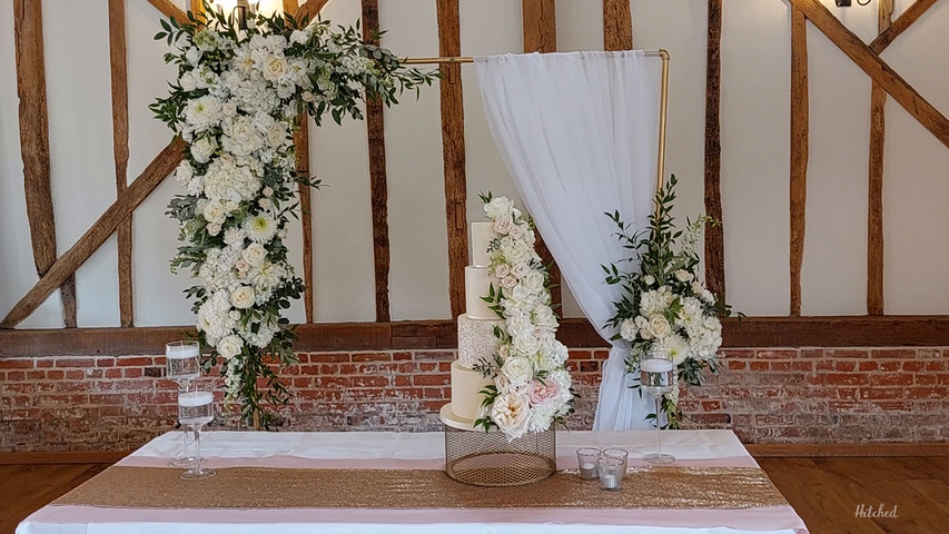 Stunning Cake Backdrop