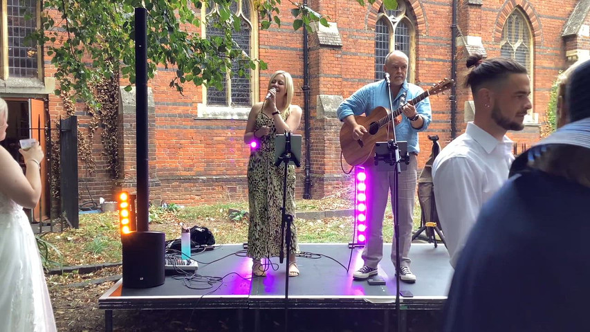 Tracy - Acoustic Duo Live at Wedding